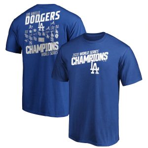 Superb Los Angeles Dodgers 2020 World Series Champions Milestone Schedule T Shirt Royal Act fast Only a few left Secure yours today