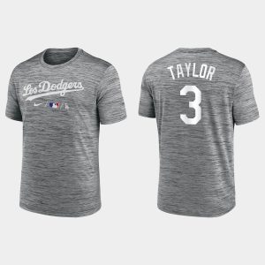 Superb Los Angeles Dodgers #3 Chris Taylor Men's Anthracite 2021 City Connect Practice Anthracite T Shirt For a short time available Grab yours quickly to own a team jersey