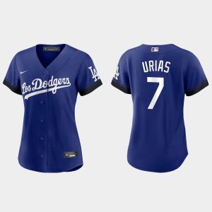 Superb Los Angeles Dodgers #7 Julio Urias Nike Women's 2021 City Connect MLB Jersey Royal Be among the first buyers Order now to enjoy top notch quality
