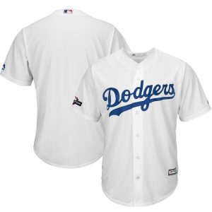 Superb Los Angeles Dodgers Majestic 2019 Postseason Home Official Cool Base Player Jersey White