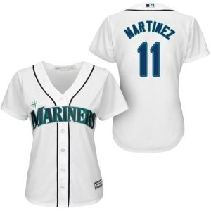 Superb Mariners #11 Edgar Martinez White Home Women's Stitched MLB Jersey Sports fans this is your chance Order soon to be part of the action
