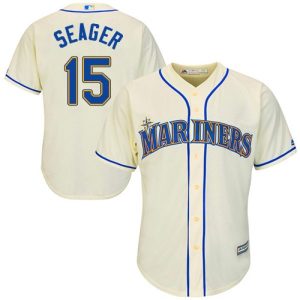 Superb Mariners #15 Kyle Seager Cream Cool Base Stitched Youth MLB Jersey Hurry Exclusive offer Place your order immediately for a great jersey
