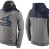 Superb Men's Chicago White Sox Nike Gray Cooperstown Collection Hybrid Pullover Hoodie