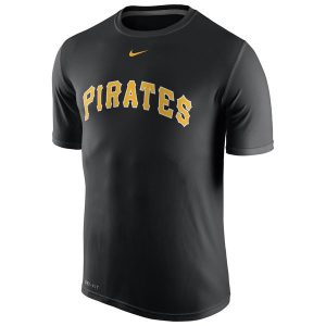Superb Men's Pittsburgh Pirates Black Nike Legend Wordmark 1.5 Performance T Shirt