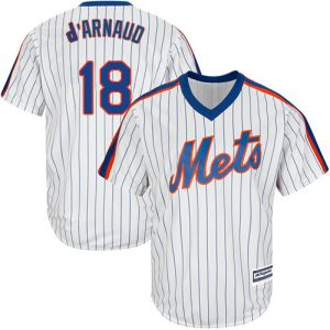 Superb Mets #18 Travis d'Arnaud White(Blue Strip) Alternate Cool Base Stitched Youth MLB Jersey For a short time available Grab yours quickly to own a team jersey
