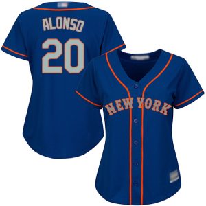 Superb Mets #20 Pete Alonso Blue(Grey NO.) Alternate Women's Stitched MLB Jersey Be among the first buyers Order now to enjoy top notch quality