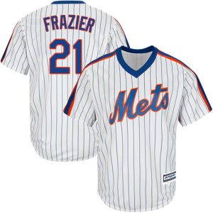 Superb Mets #21 Todd Frazier White(Blue Strip) Alternate Cool Base Stitched Youth MLB Jersey Sports fans this is your chance Order soon to be part of the action