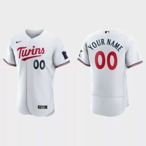 Superb Minnesota Twins Custom Men's Nike 2023 Authentic Jersey ?C White