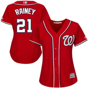 Superb Nationals #21 Tanner Rainey Red Alternate Women's Stitched MLB Jersey Hurry Exclusive offer Place your order immediately for a great jersey
