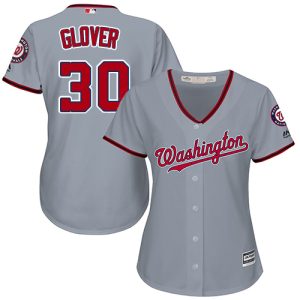 Superb Nationals #30 Koda Glover Grey Road Women's Stitched MLB Jersey For a short time available Grab yours quickly to own a team jersey