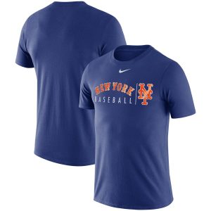 Superb New York Mets Nike MLB Team Logo Practice T Shirt Royal