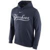 Superb New York Yankees Nike Club Pullover Navy Blue MLB Hoodie