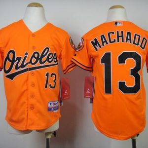 Superb Orioles #13 Manny Machado Orange Cool Base Stitched Youth MLB Jersey Hurry Exclusive offer Place your order immediately for a great jersey