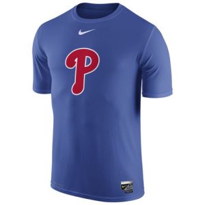 Superb Philadelphia Phillies Nike Authentic Collection Legend Logo 1.5 Performance T Shirt Royal