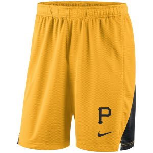 Superb Pittsburgh Pirates Nike Franchise Performance Shorts Gold