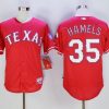 Superb Rangers #35 Cole Hamels Red Cool Base Stitched MLB Jersey