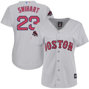 Superb Red Sox #23 Blake Swihart Grey Road 2018 World Series Champions Women's Stitched MLB Jersey Collectors this is a must have Add it to your collection by ordering