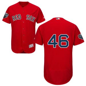 Superb Red Sox #46 Craig Kimbrel Red Flexbase Authentic Collection 2018 World Series Stitched MLB Jersey