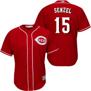 Superb Reds #15 Nick Senzel Red Cool Base Stitched Youth MLB Jersey Sports enthusiasts seize this opportunity Order now to feel the game excitement