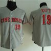 Superb Reds #19 Joey Votto Grey Cool Base Stitched Youth MLB Jersey Be among the first buyers Order now to enjoy top notch quality
