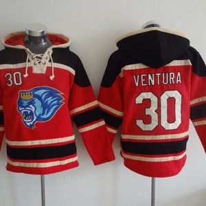 Superb Royals #30 Yordano Ventura Red Sawyer Hooded Sweatshirt MLB Hoodie
