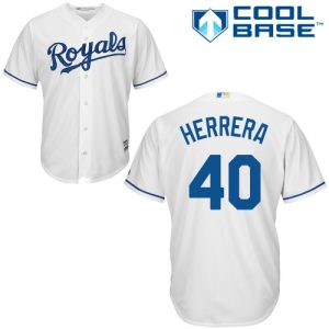 Superb Royals #40 Kelvin Herrera White Cool Base Stitched Youth MLB Jersey Sports fans this is your chance Order soon to be part of the action