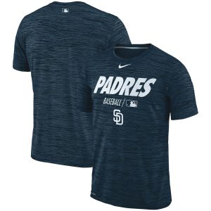 Superb San Diego Padres Nike Authentic Collection Velocity Team Issue Performance T Shirt Navy