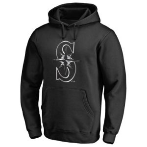 Superb Seattle Mariners Platinum Collection Pullover Hoodie Black