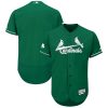 Superb St. Louis Cardinals Majestic 2018 St. Patrick's Day Flex Base Authentic Collection Celtic Team Jersey Green