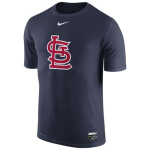Superb St.Louis Cardinals Nike Authentic Collection Legend Logo 1.5 Performance T Shirt Navy