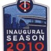 Superb Stitched 2010 Minnesota Twins Inaugural Season Jersey Patch