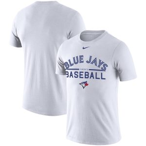 Superb Toronto Blue Jays Nike Practice Performance T Shirt White