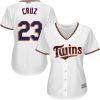 Superb Twins #23 Nelson Cruz White Home Women's Stitched MLB Jersey Retailers boost your inventory Order now to meet customer demand