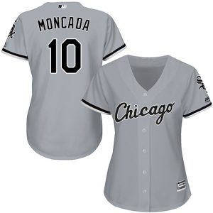 Superb White Sox #10 Yoan Moncada Grey Road Women's Stitched MLB Jersey With high demand Don't miss out Order now to wear your team colors