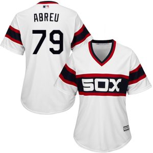 Superb White Sox #79 Jose Abreu White Alternate Home Women's Stitched MLB Jersey Collectors this is a must have Add it to your collection by ordering