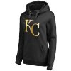 Superb Women's Kansas City Royals Gold Collection Pullover Hoodie Black Limited stock Order now to show your love for your team