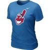 Superb Women's MLB Cleveland Guardians Heathered Nike Blended T Shirt Light Blue Sports enthusiasts seize this opportunity Order now to feel the game excitement