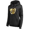 Superb Women's Washington Nationals Gold Collection Pullover Hoodie Black Sports fans this is your chance Order soon to be part of the action