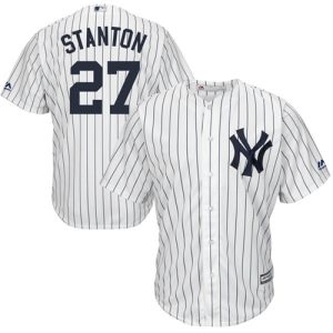Superb Yankees #27 Giancarlo Stanton White Cool Base Stitched Youth MLB Jersey Sports fans this is your chance Order soon to be part of the action